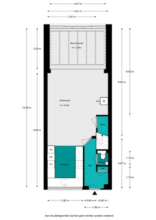 Plattegrond - Van Puttenstraat 71, 4791 EM Klundert - Van Puttenstraat 71-Begane grond - 2D.jpg